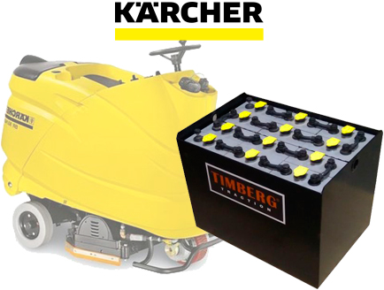 Тяговая батарея Timberg Traction 12х5PzS400 для поломоечной машины KARCHER BR 900-75-90-140 B010T