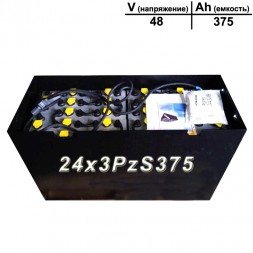 24×3 PzS 375 аккумулятор 48v 375Ah