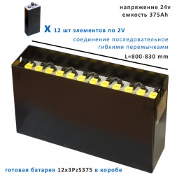 SUNLIGHT 24v 3PzS375 (790×212×610 mm)