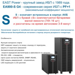 East EA900 G4 6kVA LCDS