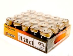 ANSMANN X-POWER 5015701 LR20 bulk, в упак 20 шт
