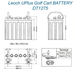 UPlus DT1275 (12V150AH)