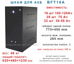 Батарейный шкаф BFT16А