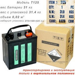 Challenger T125 (6V 210/240Ah)