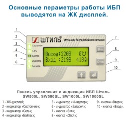 ИБП для котла Штиль SW500L + 2х100Ач в боксе.