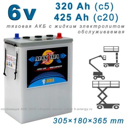 NBA MAXXIMA Plus (6v 320/425Ah)