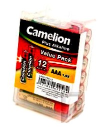 Camelion Plus Alkaline LR03-PBH12 в пласт. боксе,12шт.