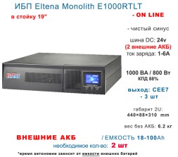 Eltena Monolith E 1000RTLT