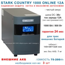 Stark Country 1000 Online 12A 36v