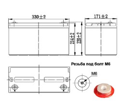 AVANBATT AVG 12100 (12v 100Ah)